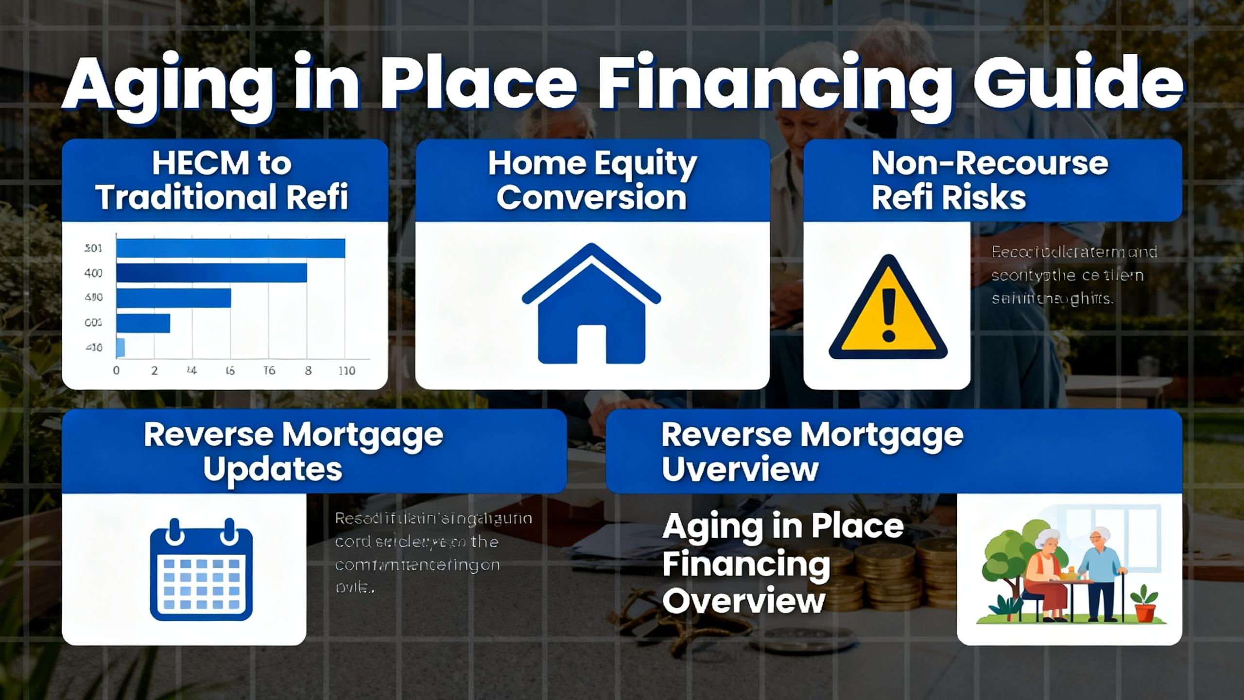 Aging in Place Financing: HECM to Traditional Refi, Home Equity Conversion, Non-Recourse Risks & Reverse Mortgage Updates