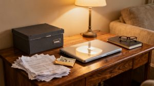 TOD vs beneficiary page on a file-box lid