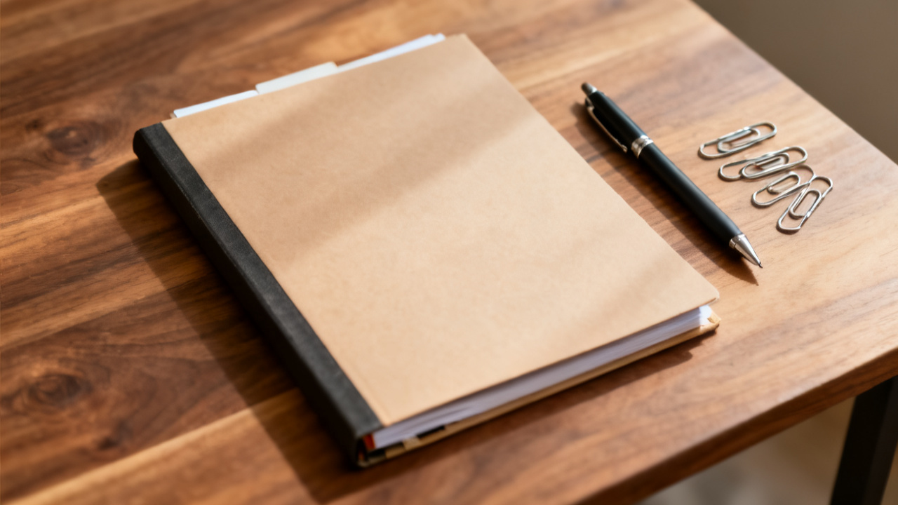 EE Bond tax-timing folder close-up, unlabeled