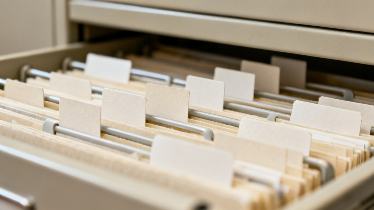 Crop of FHA streamline file on sideboard