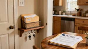 Quiet kitchen island for mortgagee-clause page