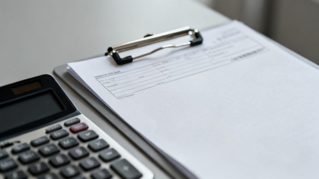 Crop of tax-impound setup page on sideboard