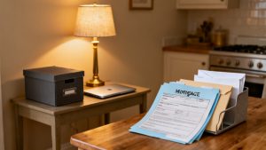 Quiet entry console for co-borrower paperwork