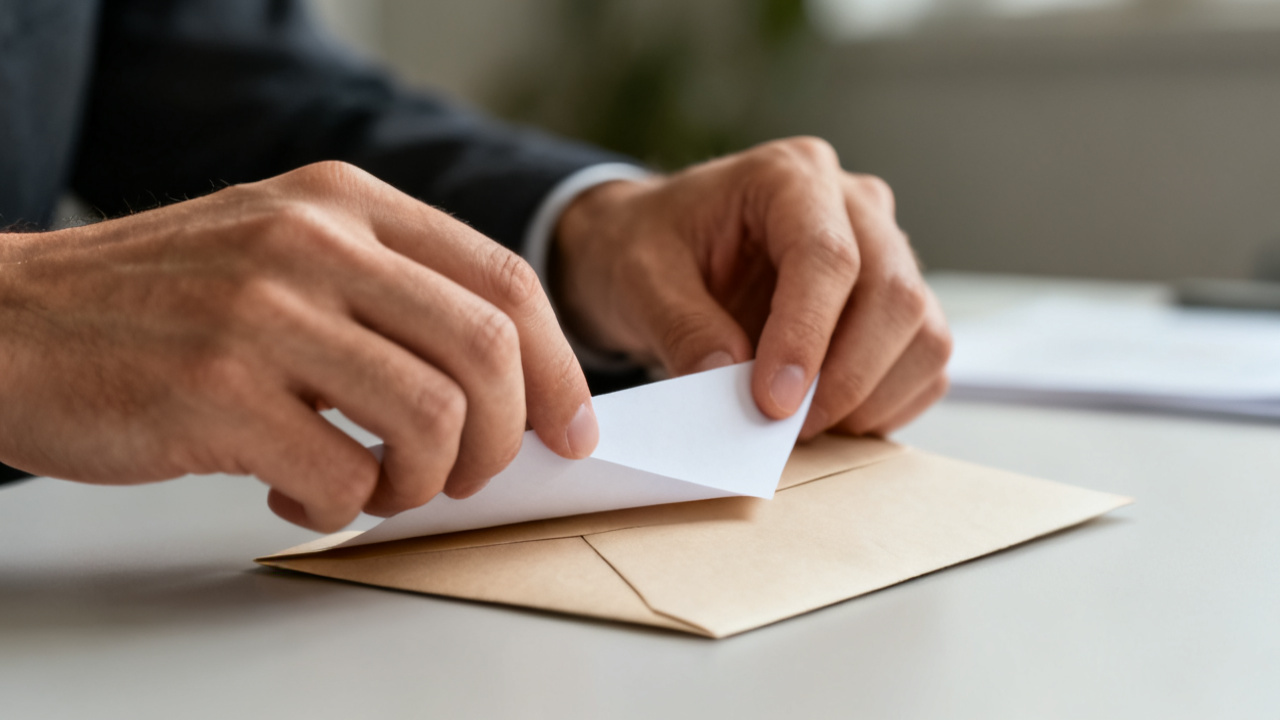 ChexSystems request envelope beside a bureau mailer