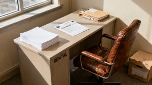 two-letter dispute packet on a bureau pile