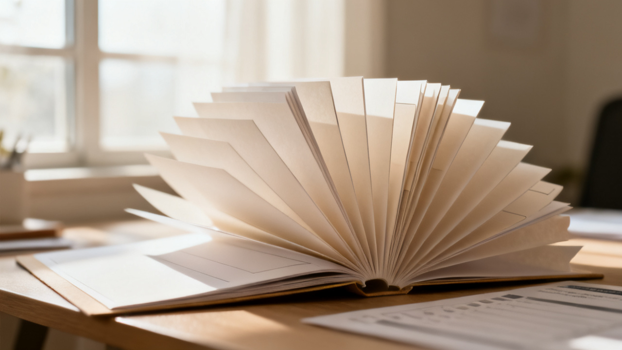 Crop of charge-off vs collection page on accordion-file lid